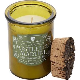 MISTLETOE MARTINI SCENTED by SPIRIT JAR CANDLE - 5 OZ. BURNS APPROX. 35 HRS.