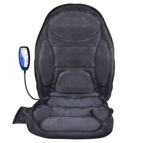 Massage Seat Cushion with Heat, 6 Vibration Motors Seat Massage Pad, Vibrating Massage Chair Mat with 5 Mode & 4 Intensities