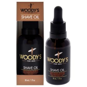 Shave Oil by Woodys for Men - 1 oz Oil