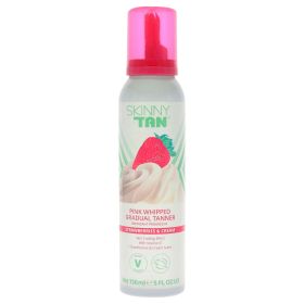 Strawberries and Cream Pink Whipped Gradual Tanner by Skinny Tan for Women - 5 oz Bronzer