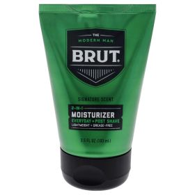 Signature Scent 2 in 1 Moisturizer Post Shave by Brut for Men - 3.5 oz Shave Cream