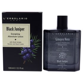 Black Juniper Energising Aftershave Lotion by LErbolario for Unisex - 3.3 oz After Shave Lotion