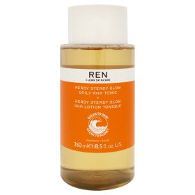 Ready Steady Glow Daily AHA Tonic by REN for Women - 8.5 oz Toner