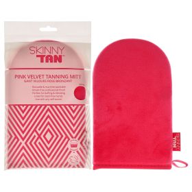 Pink Velvet Tanning Mitt