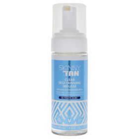 Clear Self-Tanning Mousse - Ultimate Dark by Skinny Tan for Women - 4.9 oz Mousse