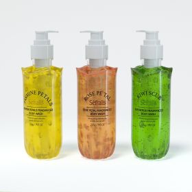 Rose Jasmine petals Kiwi- Body Wash and Foam Bath-Deep Cleaning Refresh Foaming Lasting Fragrance Gentle Bath