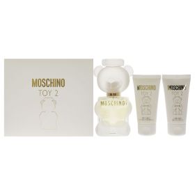 Moschino Toy 2 by Moschino for Women - 3 Pc Gift Set 1.7oz EDP Spray, 1.7oz Bath and Shower Gel, 1.7oz Body Lotion